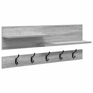 vidaXL Seinale kinnitatav riidepuu Hall Sonoma 90 x 15 x 36 cm