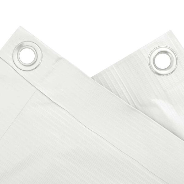 vidaXL rõdu privaatsuskate, valge, 300x120 cm, PVC