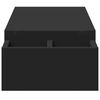 vidaXL hoiuruumiga monitorialus, must, 100x27x15 cm, tehispuit