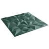 vidaXL Seinapaneelid 48 pcs Ameeti Roheline 50 x 50 cm XPS Vaht