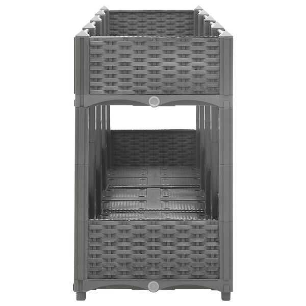 vidaXL taimelava, 160 x 40 x 71 cm, polüpropüleen