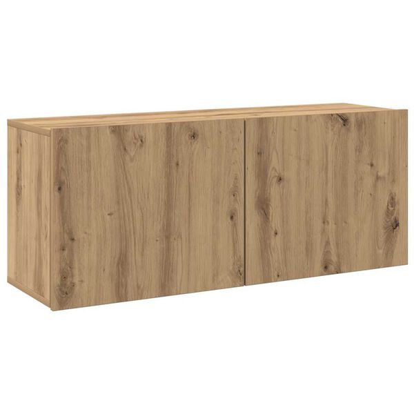 vidaXL telerikapp Seinale kinnitatav Artisan Oak 100x30x41 cm