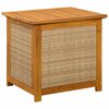 vidaXL Aia Salvestuskast 185 L Tugev akatsiapuu 60 x 50 x 56 cm Beež