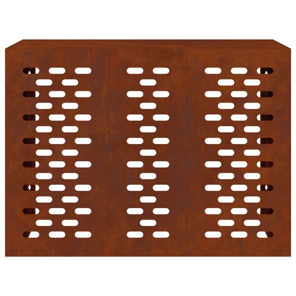 vidaXL Kliimaseadmest kaitsev kate Rooste 110 x 50 x 80 cm terase t&uuml;&uuml;p