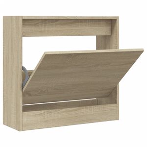 vidaXL jalatsikapp, Sonoma tamm, 60 x 21 x 57 cm, tehispuit