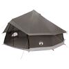 vidaXL Tipi telk Pruun Hall 600 x 600 x 350 cm Pol&uuml;ester ja teras