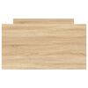 vidaXL voodiraam sahtlitega, Sonoma tamm, 75 x 190 cm