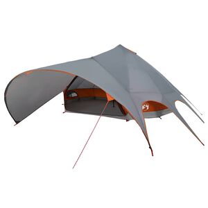vidaXL Teepee telk 9-kohaline Hall ja oranž 502 x 502 x 297 cm