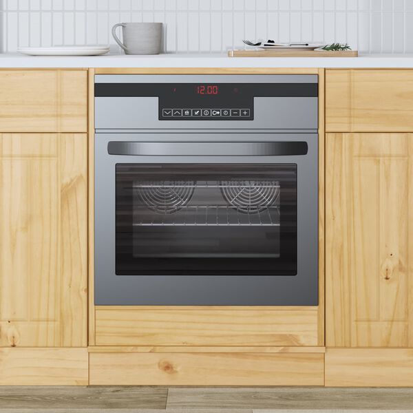 vidaXL Kapp ladustamisega SKI Meepruun 60 x 46 x 81 cm Tahke m&auml;nd