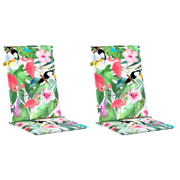 vidaXL k&otilde;rge seljatoega toolipadjad 2 tk, mitmev&auml;rviline, 120x50x3 cm