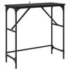 vidaXL Konsoollaud Must tamm 75 x 32 x 75 cm Tehispuit