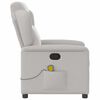 vidaXL Massage Recliner Tool Cloud Grey Fabric