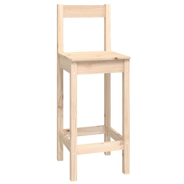 vidaXL 9-osaline baarikomplekt, männipuit