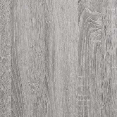 vidaXL riiuliga konsoollaud, hall Sonoma tamm, 75x29x75 cm, tehispuit
