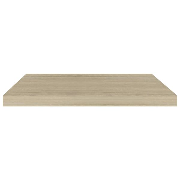 vidaXL seinariiul, tamm, 60 x 23,5 x 3,8 cm MDF