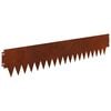vidaXL Murupiire 10 tk 103 x 20 cm metal Rooste