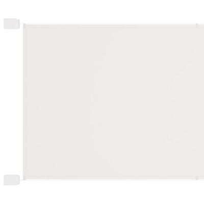 vidaXL vertikaalne varikatus valge 100x360 cm Oxfordi kangas