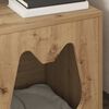 vidaXL Kassi Maja Artisani tamme 42,5 x 40 x 53,5 cm Tehispuit