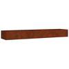 vidaXL taimekast, 360 x 80 x 40 cm, Corten-teras