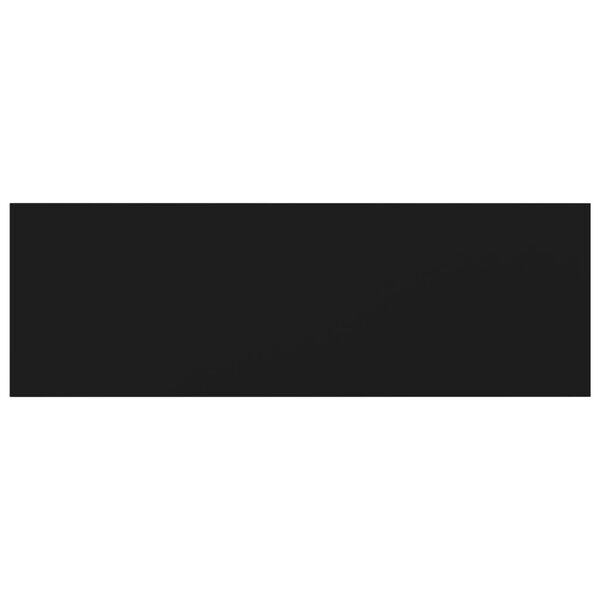 vidaXL riiuliplaadid 8 tk, must, 60x20x1,5 cm, puitlaastplaat