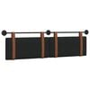 vidaXL Rippuv Peatoe Seinale kinnitatav Must 190 x 55 x 5 cm Antiik PU