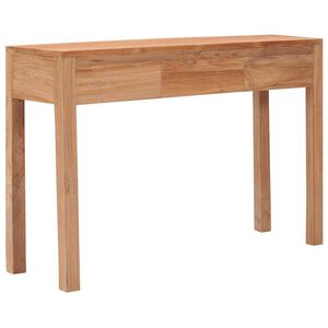 vidaXL konsoollaud, 110 x 35 x 75 cm, tiikpuu