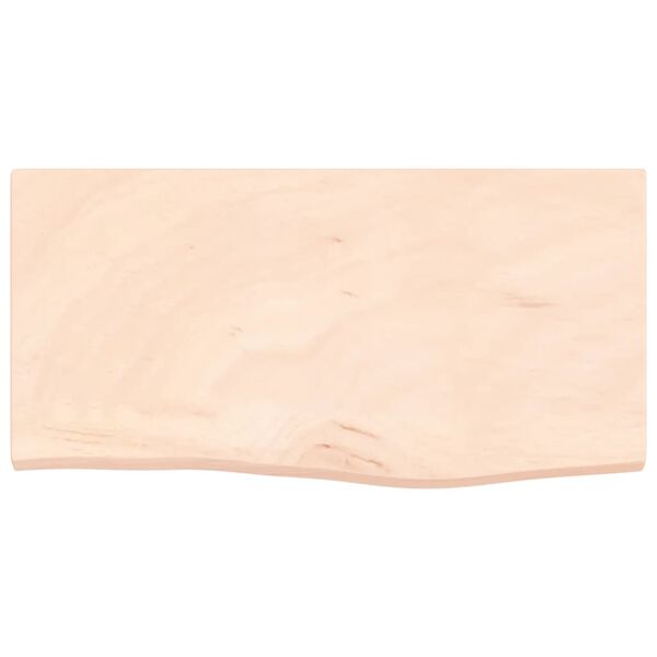 vidaXL seinariiul, 60x30x(2-4) cm, t&ouml;&ouml;tlemata tammepuit