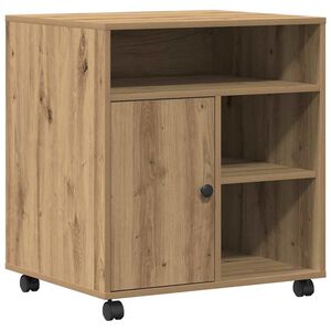 vidaXL Printeri alus k&auml;sit&ouml;&ouml;tamm 60 x 50 x 67 cm Tehispuit