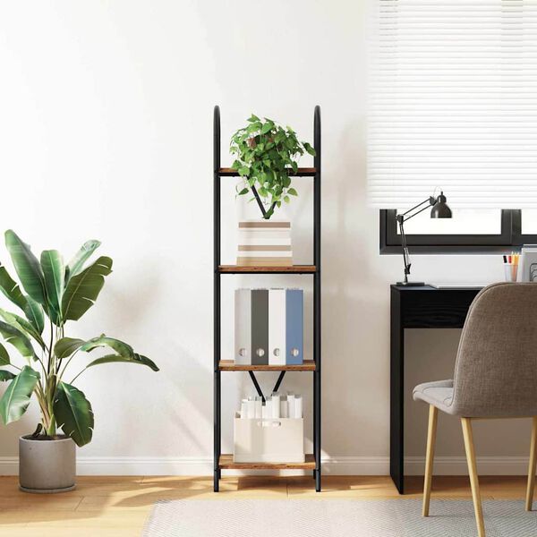 vidaXL Raamatukapp Vana puit 40 x 30 x 146 cm Tehispuit