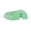 vidaXL kasvuhoone terasraamiga, roheline, 60 m&sup2;, 10x6x2,85 m
