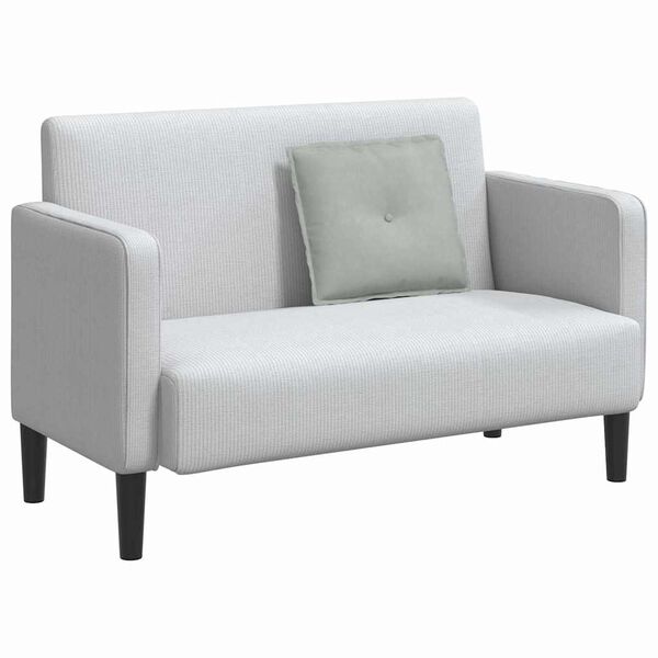 vidaXL Seljatugi padi Helehall 50 x 45 cm Korter kangas