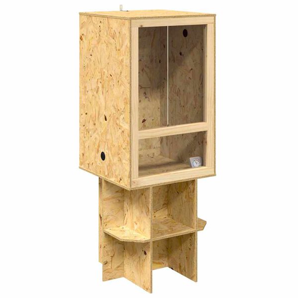 vidaXL Terrarium Pruun 50 x 50 x 130 cm OSB