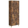 vidaXL Kapi Komplekt 2 tk 66 x 34,5 x 90 cm Tehispuit Suitsutatud tamm