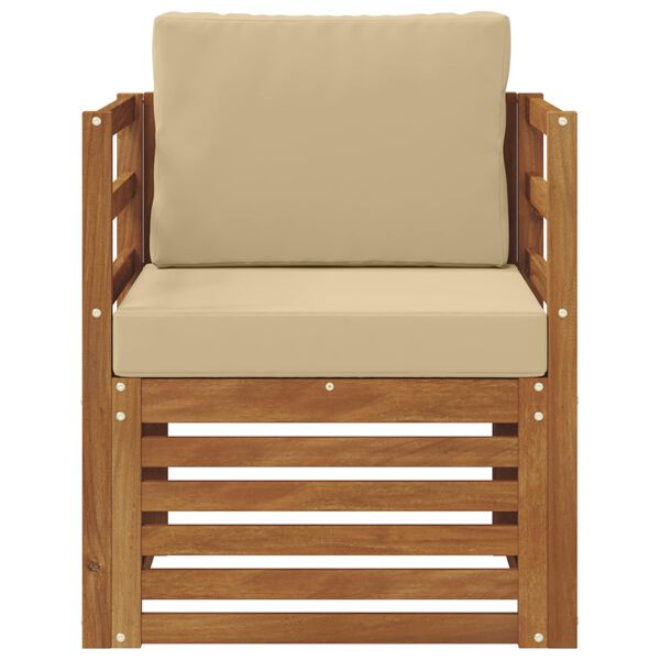 vidaXL V&auml;li diivanikomplekt padjaga Neutraalne 67 x 63 x 73 cm