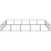 vidaXL koeraaedik, must, 25 m&sup2;, teras