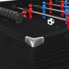vidaXL Foosball laud Must Tamm 125 x 60,5 x 80 cm Tehispuit