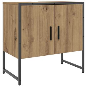 vidaXL vannitoa valamukapp, k&auml;sit&ouml;&ouml;tamm, 60x33x60 cm, tehispuit