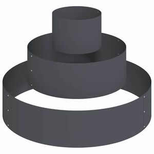 vidaXL Aia istutuspot Antratsiit 90 x 90 x 20 cm K&uuml;lmvalmistatud teras