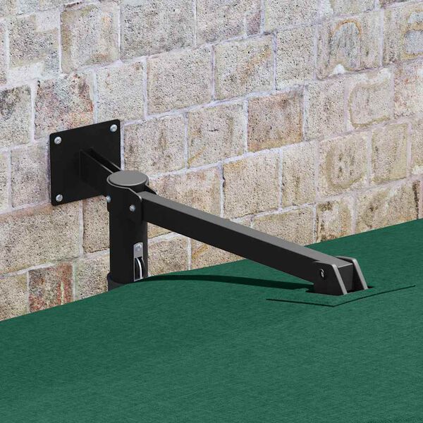 vidaXL Aedapara Roheline ja Must 248.5 x 247.5 x 160 cm