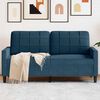 vidaXL 2-kohaline diivan, sinine,, 140 cm, samet