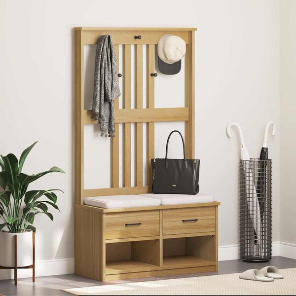 vidaXL esikupink, SANDNES, 87x40x159,5 cm, m&auml;nnipuit