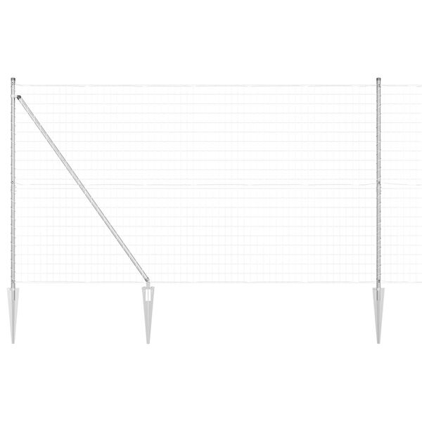 vidaXL Aed koos postiga H&otilde;bedane 1,5 x 10 m Teras