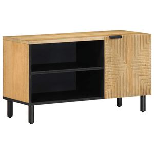 vidaXL telerikapp Pruun 80x31,5x46 cm T&auml;ispuidust Mango