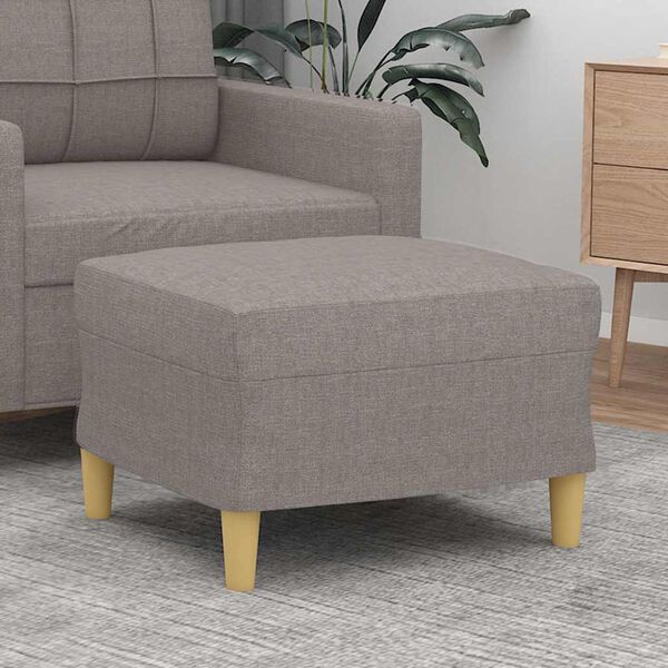 vidaXL jalapink, pruunikashall,60 x 50 x 41 cm, kangas