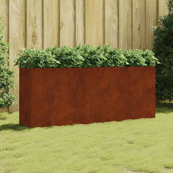 vidaXL taimekast, 200 x 40 x 80 cm, Corten-teras