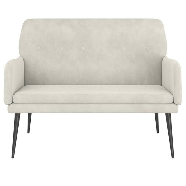 vidaXL pink, kreemjas, 108 x 79 x 79 cm, samet