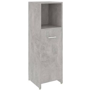 vidaXL vannitoakapp betoonhall 30 x 30 x 95 cm tehispuit