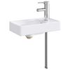vidaXL Vannitoa pesu kauss Kroom 40,5 x 22,5 x 11,5 cm Metall