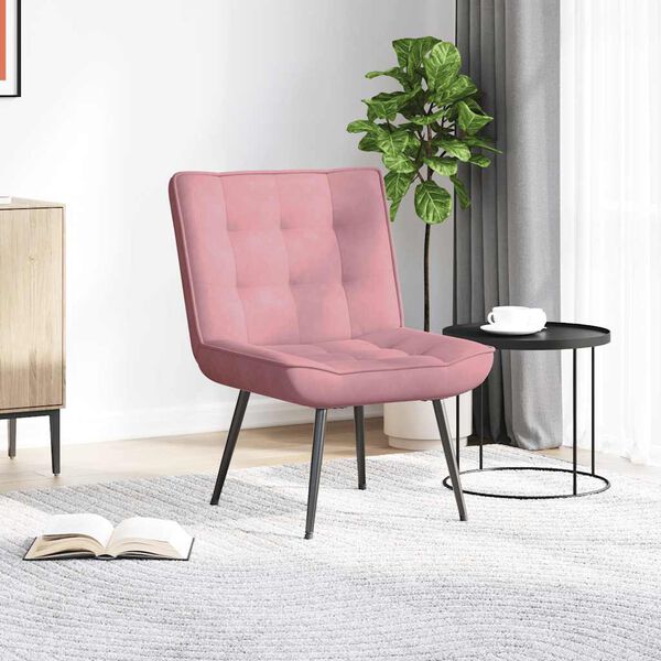 vidaXL L&otilde;&otilde;gastav Tool Roosa 64x74x84 cm Velvet