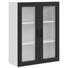 vidaXL Seinaklaasikapp PORTO Must 80 x 31 x 100 cm Tehispuit